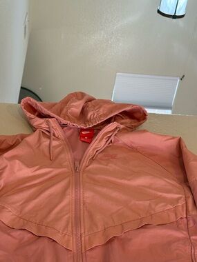 Nike Coral/Pink Hooded Windbreaker Jacket
